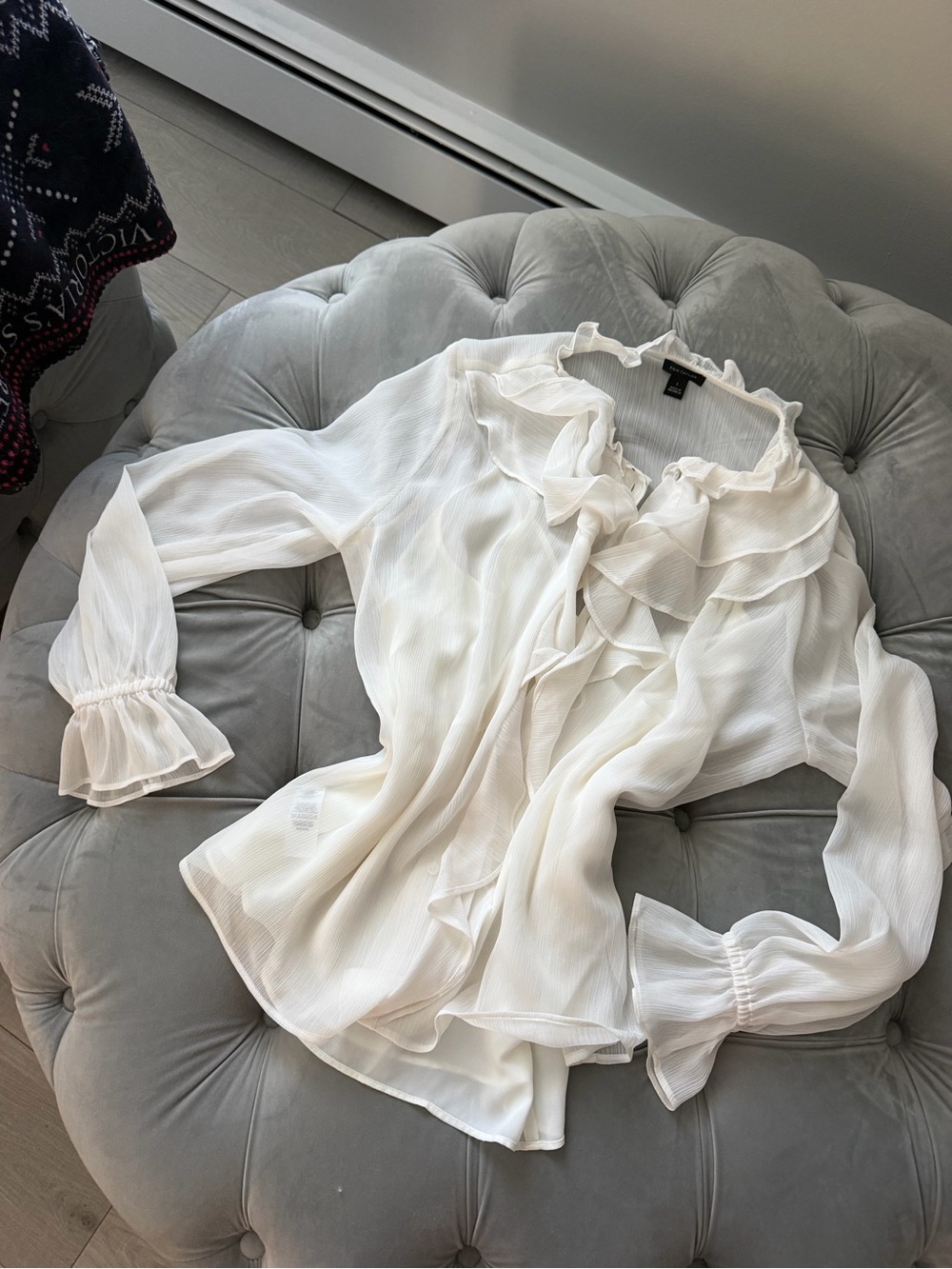 Ann Taylor ruffle shirt